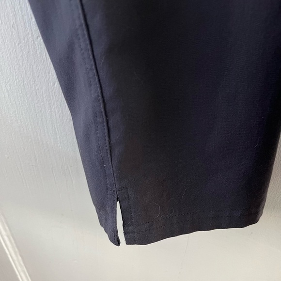 FIGS Yola Scrub Pants Yoga Style Size L | Dark Grey High-Waisted Comfortable Fit - Picture 9 of 12